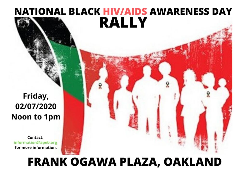 National Black HIV awareness day event flyer