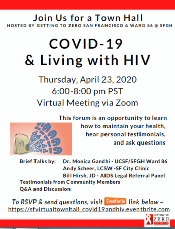 COVD+HIV GTZ-SF town hall flyer